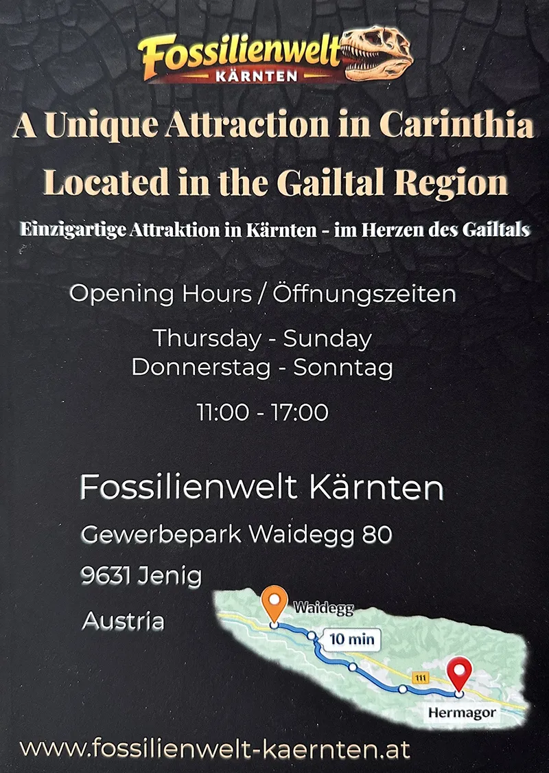Fossilienwelt Kärnten Vorschau rechts